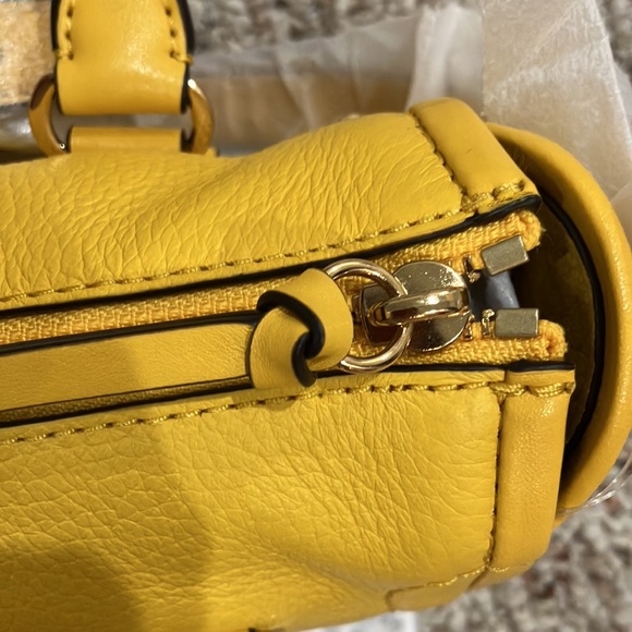 MICHAEL KORS Carine Extra-Small Studded Pebbled Leather Crossbody Bag 32T0GCCC0L - Picture 8 of 13